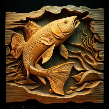 3D model st Wakin fish (STL)